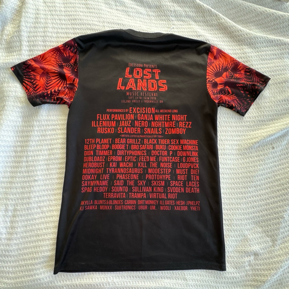 Lost Lands 2018 Red and Black Festival Short Sleeve Shirt